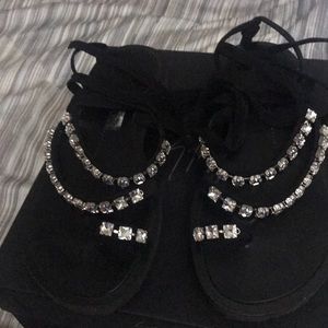 Authentic Giuseppe Zanotti Crystal Sandals